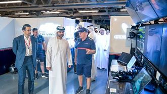 منصور بن محمد في لومان آسيا دبي