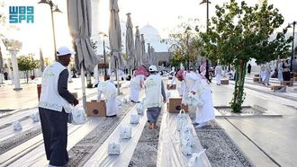 أوقاف المدينة المنورة تطعم 692,475 شخصاً خلال أسبوع رمضان