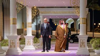 ولي العهد السعودي يلتقي ميرز في الرياض