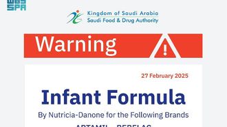 SFDA Warns Over Aptamil And Bebelac Recall