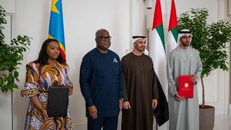 الإمارات العربية المتحدة والدكتور الكونغو توقيع اتفاقية الشراكة الاقتصادية بين الإمارات والكونغو