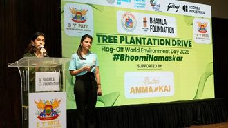 DY Patil Students Lead Green Drive