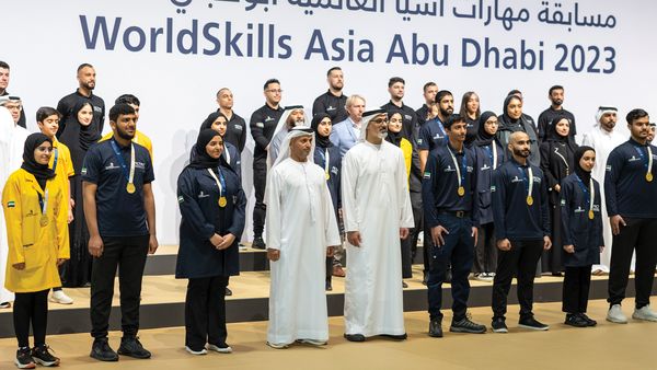 Crown Prince Celebrates Team's Victory