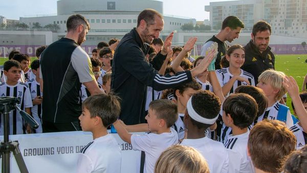 Chiellini Attends Abu Dhabi Family Day