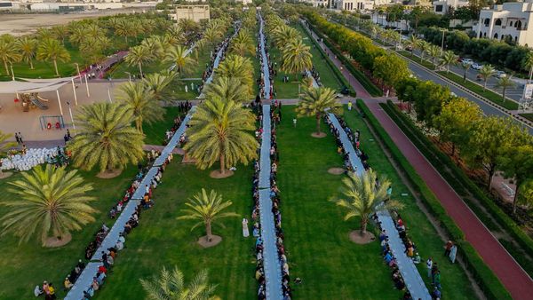 Record Iftar Table in Ajman