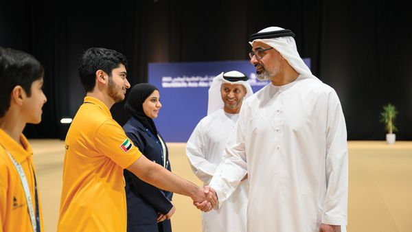 Crown Prince Celebrates Team's Victory