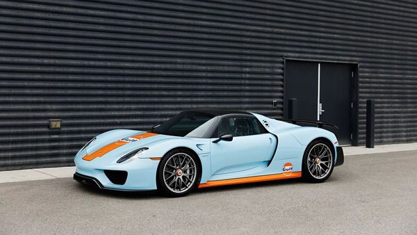 Gulf Oil Livery Porsche 918 Spyder to Auction