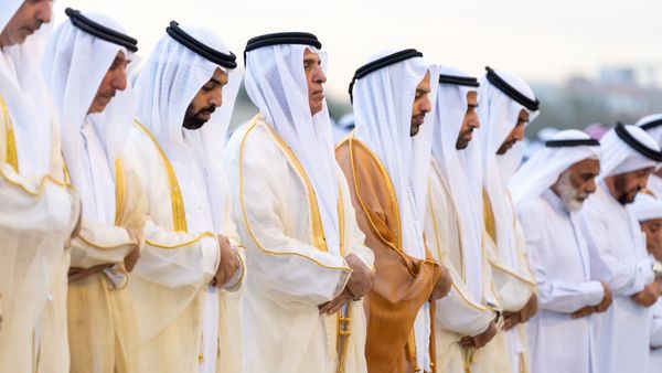 Eid Prayers Led by Sheikh Saud