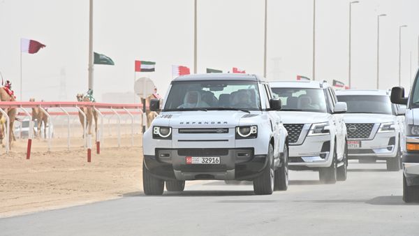 Sheikh Mansour at Camel Race