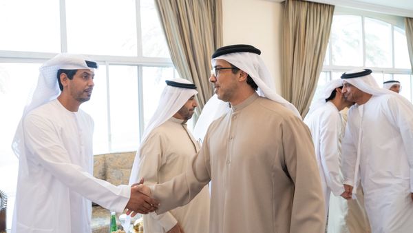 Sheikh Mansour at Camel Race