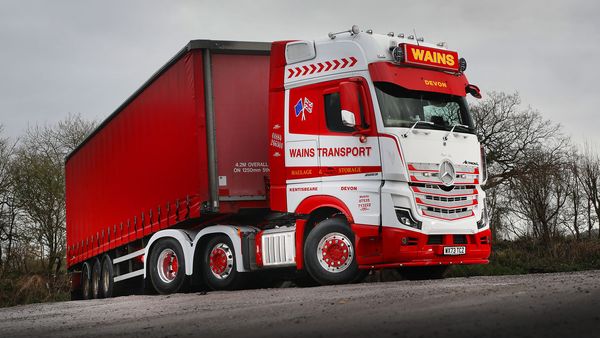 Fuel Efficiency Leap at Wains with Actros L
