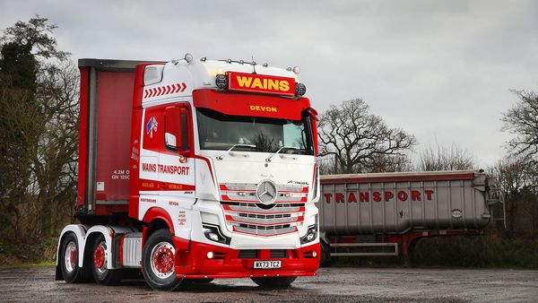 Fuel Efficiency Leap at Wains with Actros L