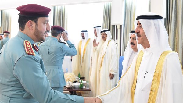 Umm Al Quwain Ruler Greets Eid Well-Wishers