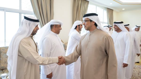 Sheikh Mansour at Camel Race