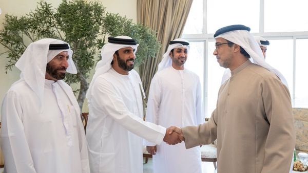 Sheikh Mansour at Camel Race