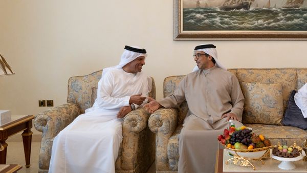 Sheikh Mansour at Camel Race