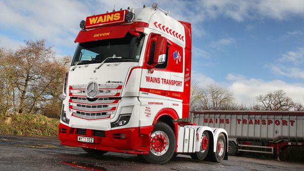 Fuel Efficiency Leap at Wains with Actros L