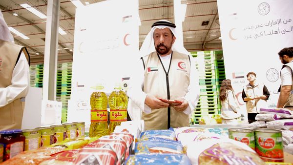 UAE Aid Event for Gaza in Cairo