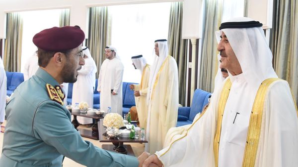 Umm Al Quwain Ruler Greets Eid Well-Wishers