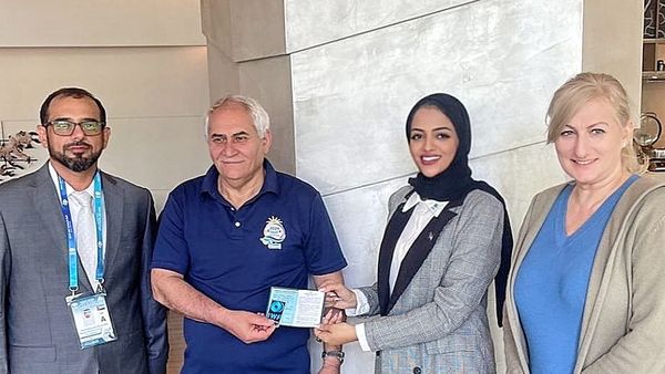 Al Kaabi Earns Weightlifting Badge