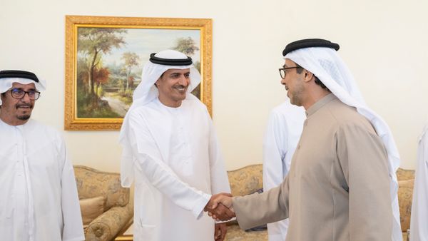 Sheikh Mansour at Camel Race