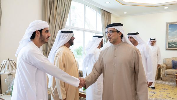 Sheikh Mansour at Camel Race