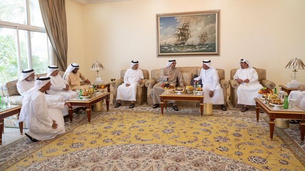 Sheikh Mansour at Camel Race