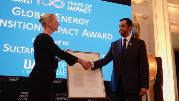 COP28 Leader Awarded for Energy Shift