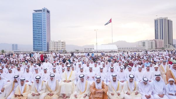 Eid Prayers Led by Sheikh Saud