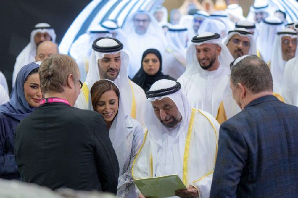 Sultan Al Qasimi Witnesses Opening of Animation Conference