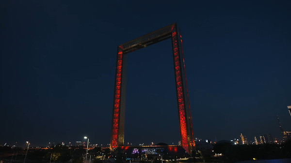 Landmarks Red for Thalassemia Day