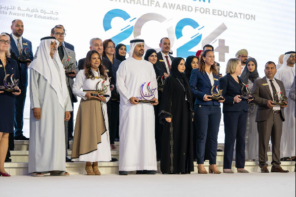 Nahyan and Theyab Honour Khalifa Award Winners