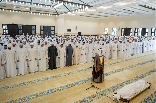 Mourning Sheikh Hazza in Abu Dhabi