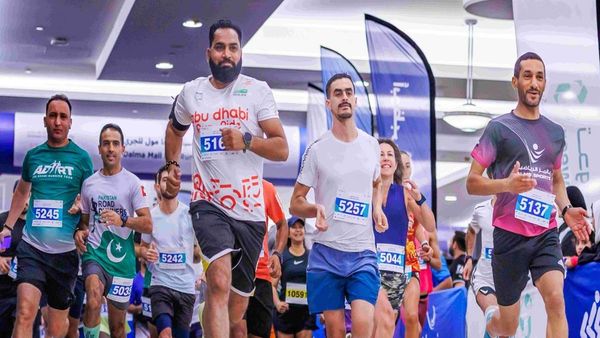 Dalma Mall Fun Run Draws Crowds