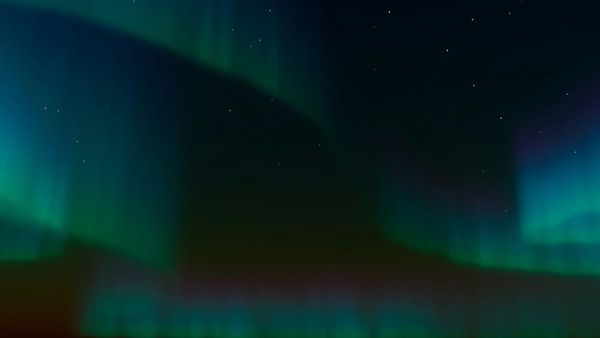 Global Auroras from Solar Storm