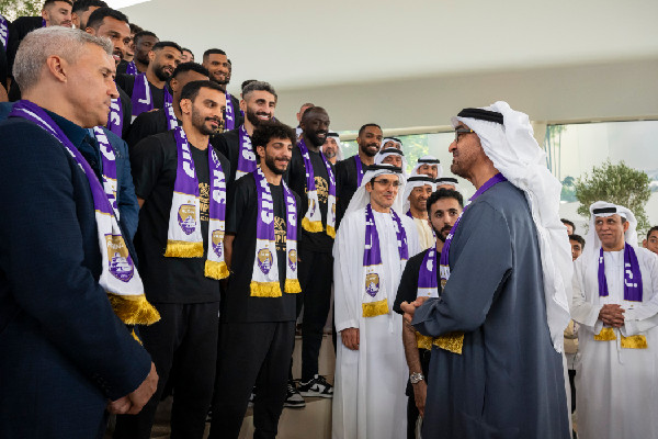 Al Ain FC Celebrated by UAE President