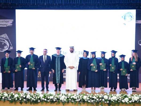 Rashid bin Saud Al Mualla Witnesses Graduation Ceremony