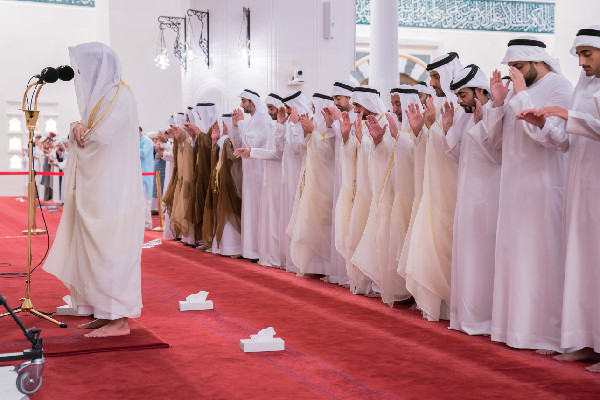 Eid Prayers Led by Sheikh Sultan in Sharjah