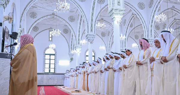 Ajman Leaders Eid Prayers Emphasize Humanity