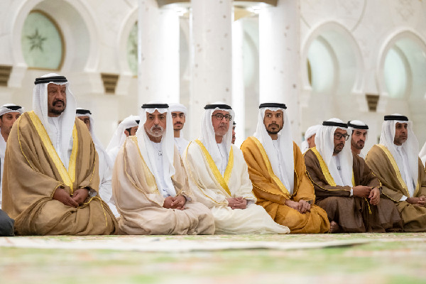 Eid Prayers at Sheikh Zayed Mosque
