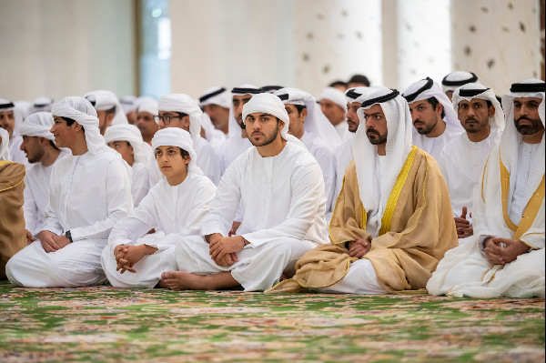 Eid Prayers at Sheikh Zayed Mosque