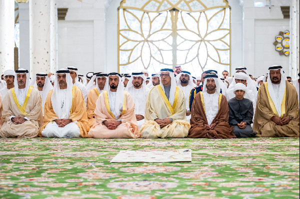 Eid Prayers at Sheikh Zayed Mosque