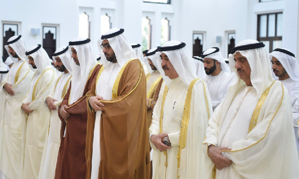 UAQ Ruler at Eid Prayers