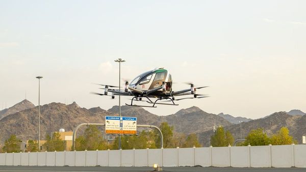 Mecca s Air Taxi Trial for Hajj