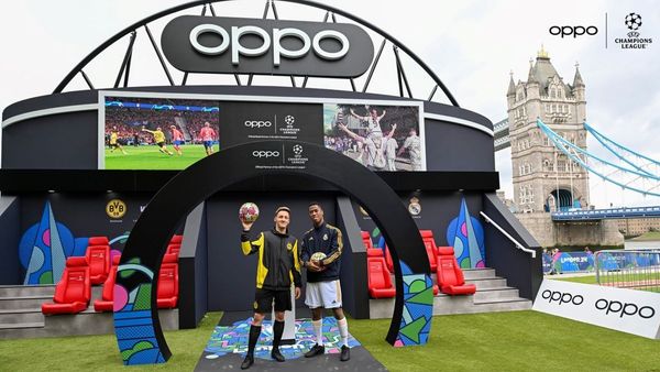 OPPO and Kak   at UEFA 2024 Final