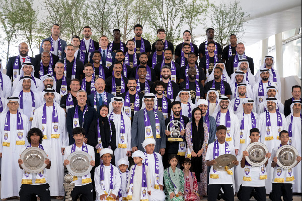 Al Ain FC Celebrated by UAE President