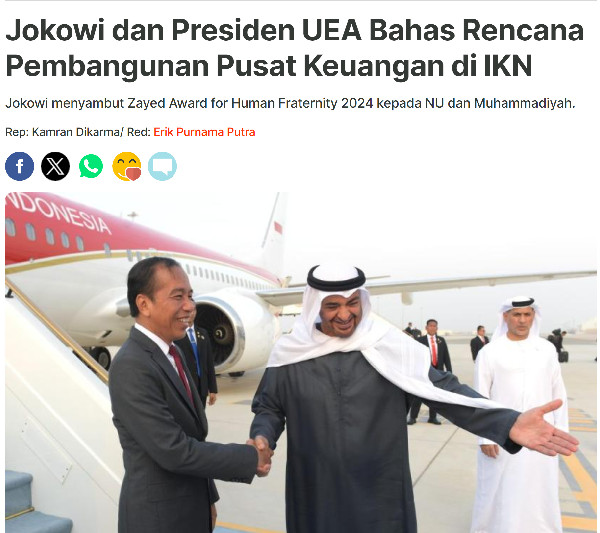 UAE-Indonesia Sign Key MoUs