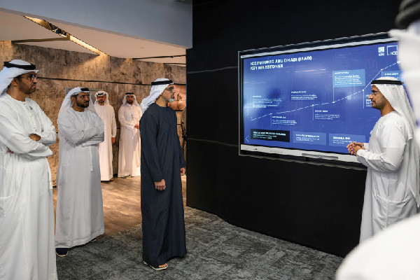 Sheikh Khalid's Visit to ADNOC Offices