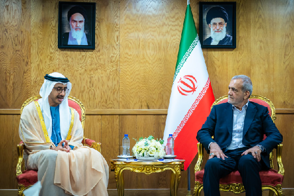 UAE Delegation at Iran Inauguration