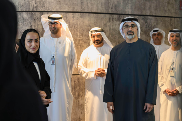 Sheikh Khaled Visits ADNOC Office